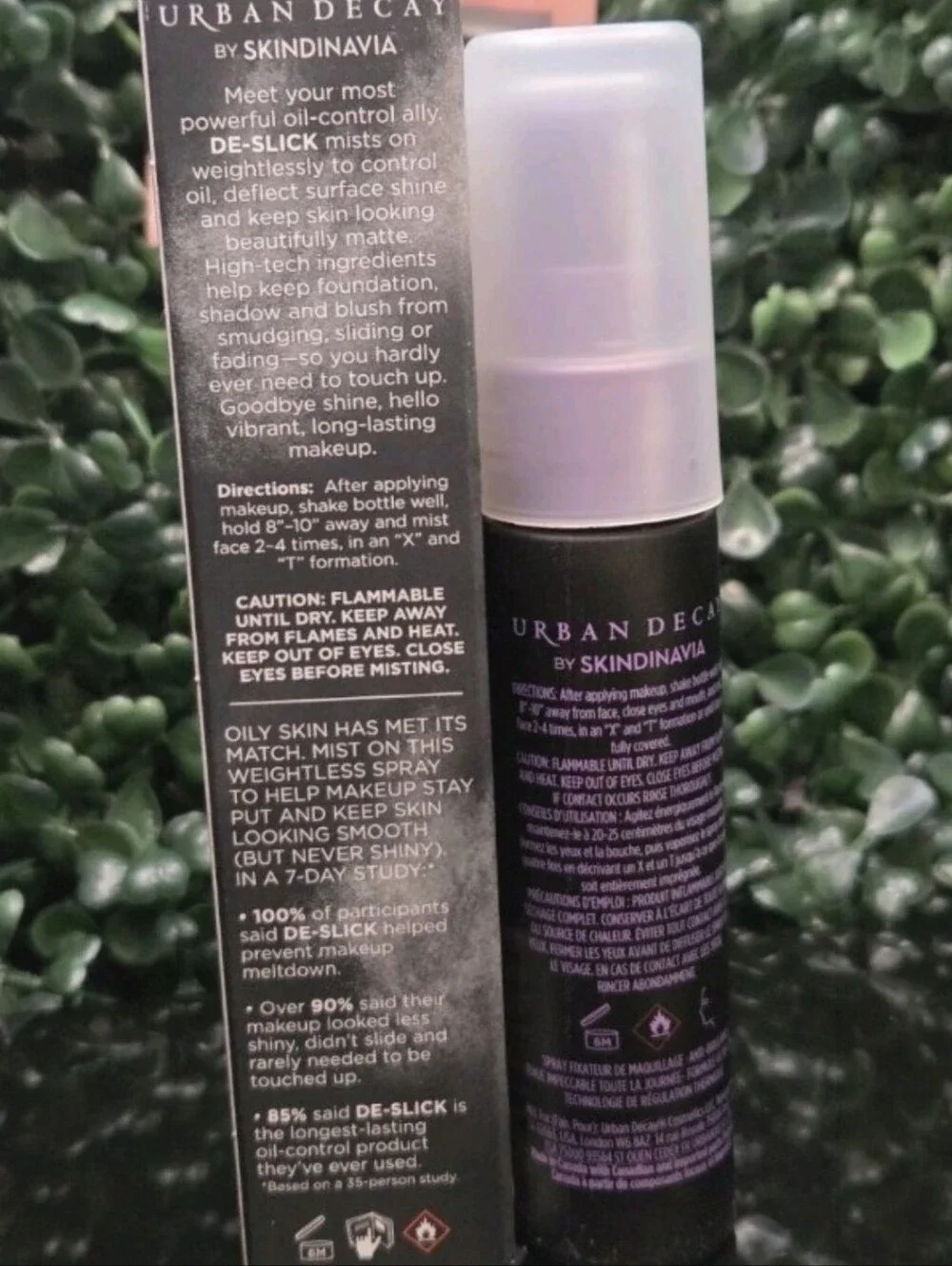 Urban Decay De-Slick Oil Control Setting Spray Matte Discontinued 1oz Travel Siz